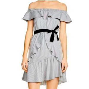 Maje off shoulder dress size 2